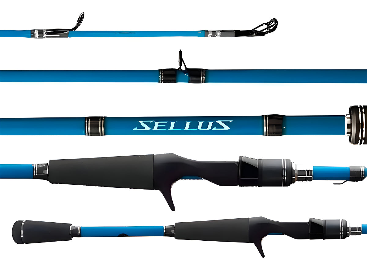 Vara Carretilha Sellus Suc58mha 5'8 1,73mts 10-25lb Shimano Cor Azul