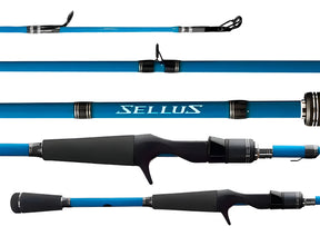Vara Carretilha Sellus Suc58mha 5'8 1,73mts 10-25lb Shimano Cor Azul