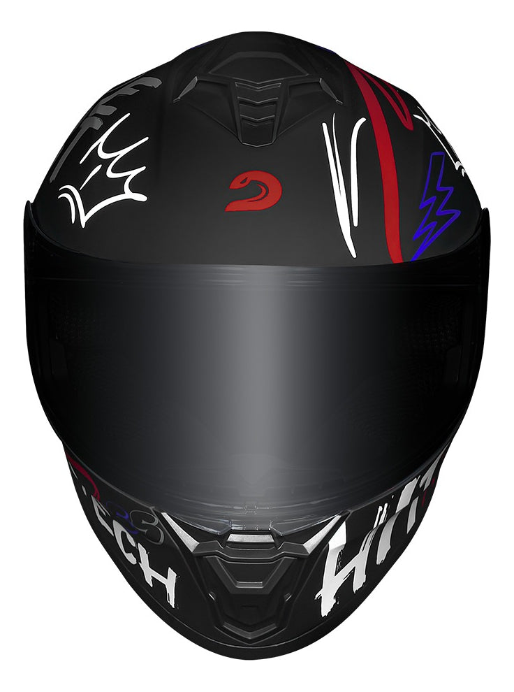 Capacete Race Tech Hit Faster Preto Fosco Tamanho Do Capacete 56