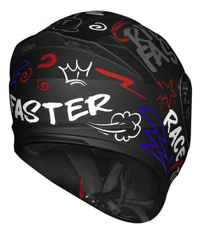 Capacete Race Tech Hit Faster Preto Fosco Tamanho Do Capacete 56