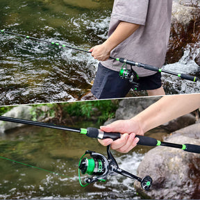 Sougayilang Vara Pesca 1,68m 2 Partes 8-30lb Alto Carbono