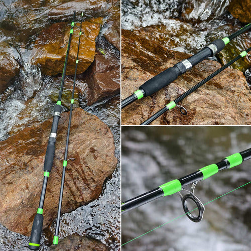 Sougayilang Vara Pesca 1,68m 2 Partes 8-30lb Alto Carbono