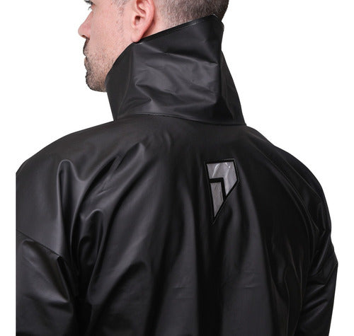 Capa De Chuva Moto Pioneira Impermeável Pvc Motoqueiro Frio